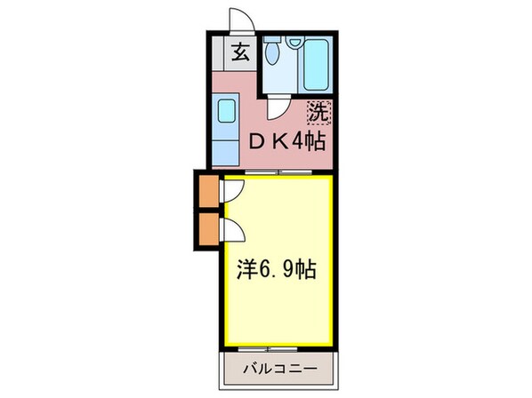 シティマンション筒井の物件間取画像